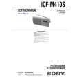 SONY ICFM410S Service Manual SONY ICFM410S Service Manual