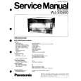 PANASONIC WJSX550 Service Manual PANASONIC WJSX550 Service Manual