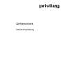 PRIVILEG 013.012-0/40560 Owners Manual PRIVILEG 013.012-0/40560 Owners Manual