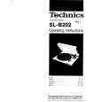 TECHNICS SL-B202 Owners Manual TECHNICS SL-B202 Owners Manual