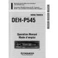 PIONEER DEHP545 Owners Manual PIONEER DEHP545 Owners Manual