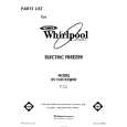 WHIRLPOOL EV150CXSW00 Parts Catalog WHIRLPOOL EV150CXSW00 Parts Catalog