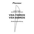 PIONEER VSX-609RDS/MYXJIGR Owners Manual PIONEER VSX-609RDS/MYXJIGR Owners Manual