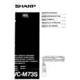 SHARP VC-M73S Owners Manual SHARP VC-M73S Owners Manual