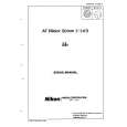 NIKON AF NIKKOR 50MM F/1.4D Service Manual NIKON AF NIKKOR 50MM F/1.4D Service Manual