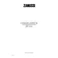 ZANUSSI ZV111 Owners Manual ZANUSSI ZV111 Owners Manual