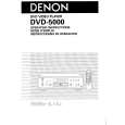DENON DVD-5000 Owners Manual DENON DVD-5000 Owners Manual