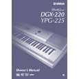 YAMAHA YPG-225 Owners Manual YAMAHA YPG-225 Owners Manual