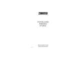ZANUSSI ZV200R Owners Manual ZANUSSI ZV200R Owners Manual