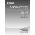 YAMAHA MDX-E300 Owners Manual YAMAHA MDX-E300 Owners Manual