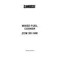 ZANUSSI ZCM561NW Owners Manual ZANUSSI ZCM561NW Owners Manual