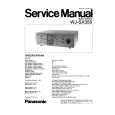 PANASONIC WJSX350 Service Manual PANASONIC WJSX350 Service Manual