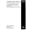 AEG 730 E M Owners Manual AEG 730 E M Owners Manual