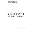 ROLAND RD-170 Owners Manual ROLAND RD-170 Owners Manual