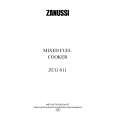 ZANUSSI ZCG611X Owners Manual ZANUSSI ZCG611X Owners Manual
