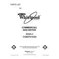 WHIRLPOOL CGM2761KQ0 Parts Catalog WHIRLPOOL CGM2761KQ0 Parts Catalog