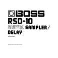 BOSS RSD-10 Owners Manual BOSS RSD-10 Owners Manual
