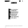 ZANUSSI ZFC20/5D Owners Manual ZANUSSI ZFC20/5D Owners Manual