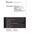 PIONEER S-W160S-K Owners Manual PIONEER S-W160S-K Owners Manual