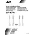 JVC SP-XF71 Owners Manual JVC SP-XF71 Owners Manual