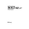 BOSS BOLT60 Owners Manual BOSS BOLT60 Owners Manual