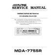 ALPINE MDA7755R Service Manual ALPINE MDA7755R Service Manual
