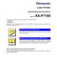 PANASONIC KXP7100 Owners Manual PANASONIC KXP7100 Owners Manual