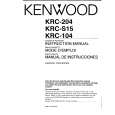 KENWOOD KRCS15 Owners Manual KENWOOD KRCS15 Owners Manual