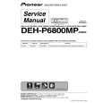 PIONEER DEH-P6800MP/X1B/EW Service Manual PIONEER DEH-P6800MP/X1B/EW Service Manual