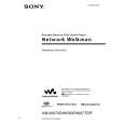 SONY NWMS70D Owners Manual SONY NWMS70D Owners Manual
