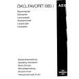 AEG FAV685I-S Owners Manual AEG FAV685I-S Owners Manual