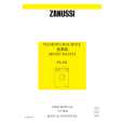 ZANUSSI FA581 Owners Manual ZANUSSI FA581 Owners Manual