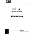 AKAI DR16 Owners Manual AKAI DR16 Owners Manual