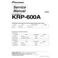 PIONEER KRP-600A Service Manual PIONEER KRP-600A Service Manual