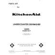 WHIRLPOOL KUDI21SS1 Parts Catalog WHIRLPOOL KUDI21SS1 Parts Catalog