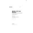 SONY XVM-42 Owners Manual SONY XVM-42 Owners Manual