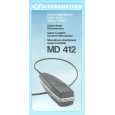 SENNHEISER MD 412 Owners Manual SENNHEISER MD 412 Owners Manual