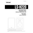 TEAC LS-H220 Owners Manual TEAC LS-H220 Owners Manual