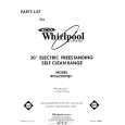WHIRLPOOL RF3620XPW1 Parts Catalog WHIRLPOOL RF3620XPW1 Parts Catalog