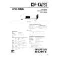 SONY CDP-XA5ES Owners Manual SONY CDP-XA5ES Owners Manual