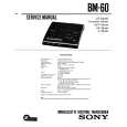 SONY BM60 Service Manual SONY BM60 Service Manual