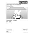 MIELE DA403 Owners Manual MIELE DA403 Owners Manual