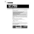 BOSS GT-PRO Owners Manual BOSS GT-PRO Owners Manual