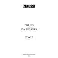 ZANUSSI ZOC7 Owners Manual ZANUSSI ZOC7 Owners Manual