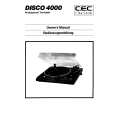 CEC CHUO DENKI DISCO 4000 Owners Manual CEC CHUO DENKI DISCO 4000 Owners Manual