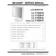 SHARP LL-T1620-E Service Manual SHARP LL-T1620-E Service Manual