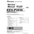 PIONEER KEH-P2030 Service Manual PIONEER KEH-P2030 Service Manual