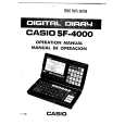 CASIO SF4000 Owners Manual CASIO SF4000 Owners Manual
