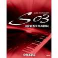 YAMAHA S03SL Owners Manual YAMAHA S03SL Owners Manual