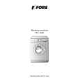 FORS WA1600 Owners Manual FORS WA1600 Owners Manual